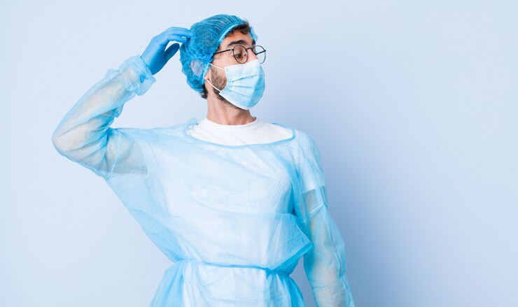 گان یک بار مصرف با گرماژ مناسب و سفارش سریع